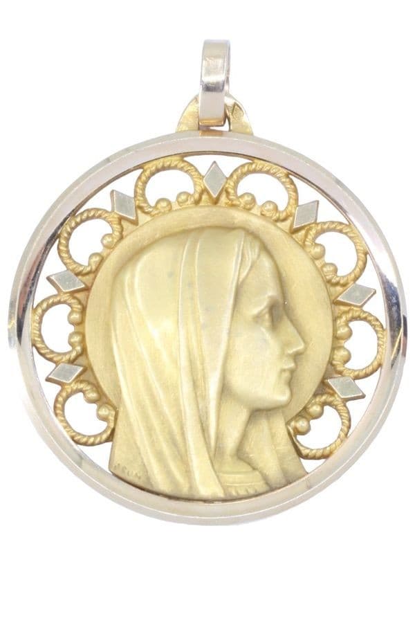 MÉDAILLE VIERGE SIGNÉE GRUN — vue 1