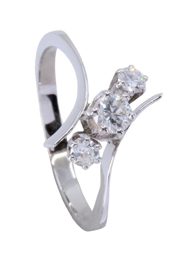 BAGUE TRILOGIE DIAMANTS — vue 4