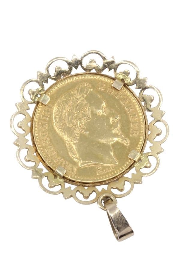 PENDENTIF 20 FRANCS NAPOLÉON III — vue 3
