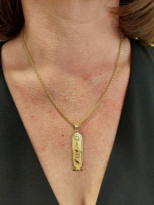 PENDENTIF CARTOUCHE ÉGYPTIEN — vue 2