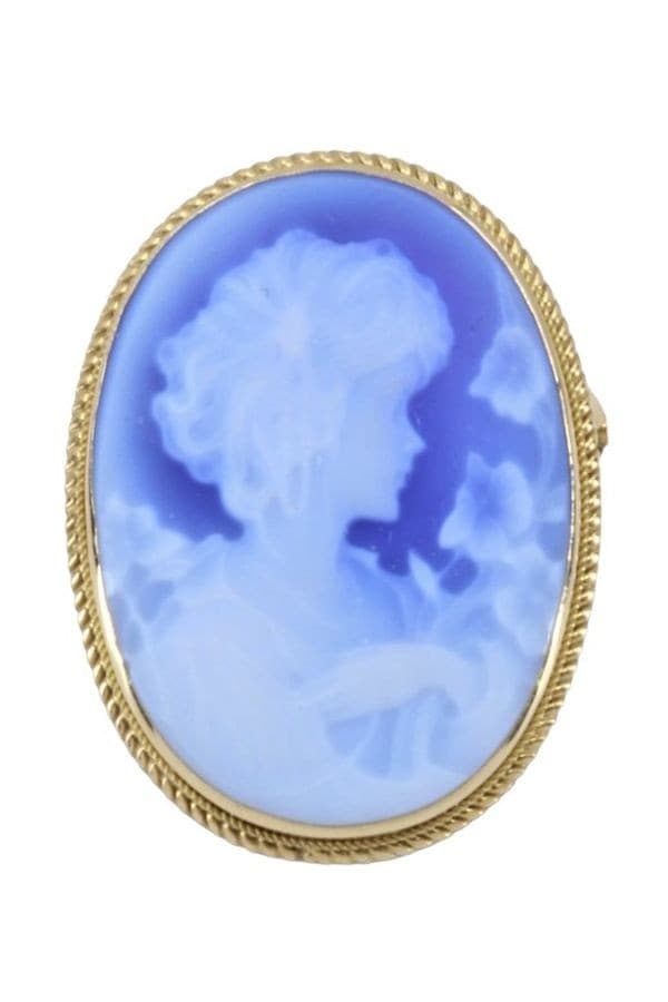 PENDENTIF BROCHE CAMÉE — vue 1
