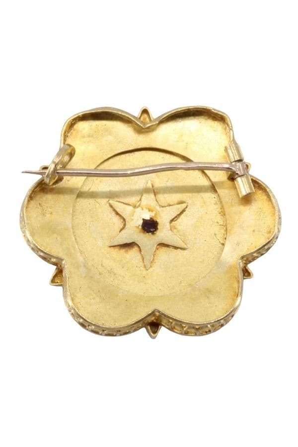 BROCHE NAPOLÉON III PERLE — vue 3