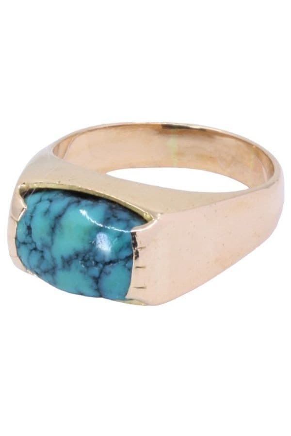 CHEVALIÈRE TURQUOISE — vue 3
