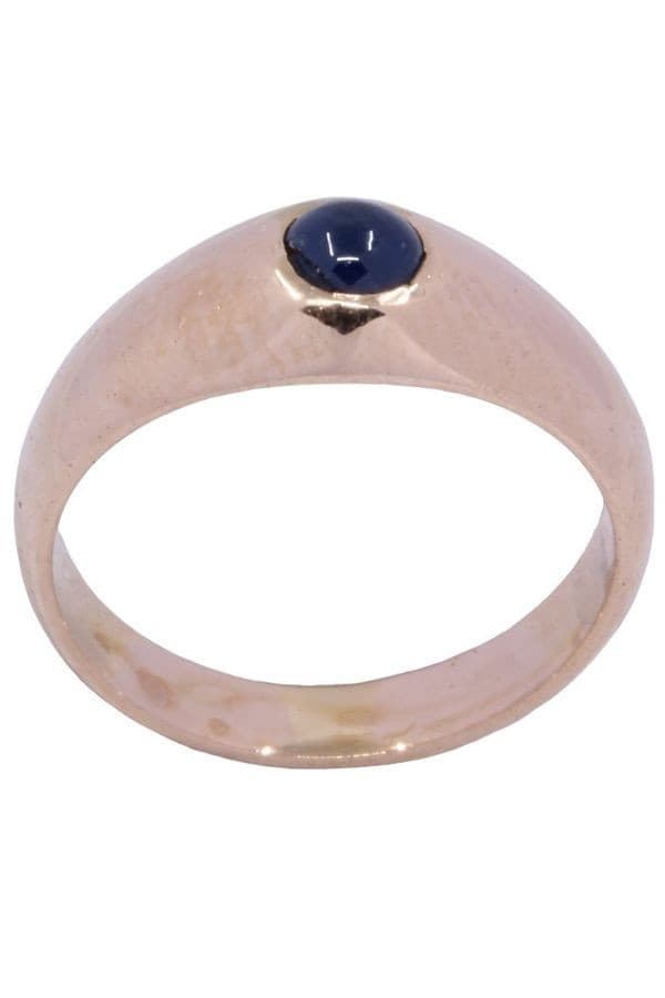 JONC ANGLAIS SAPHIR CABOCHON — vue 1
