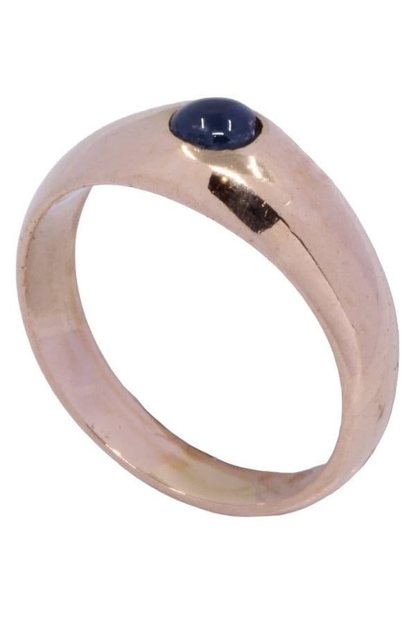 JONC ANGLAIS SAPHIR CABOCHON — vue 4