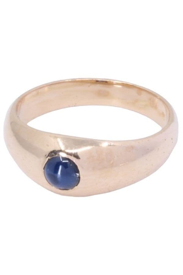 JONC ANGLAIS SAPHIR CABOCHON — vue 2