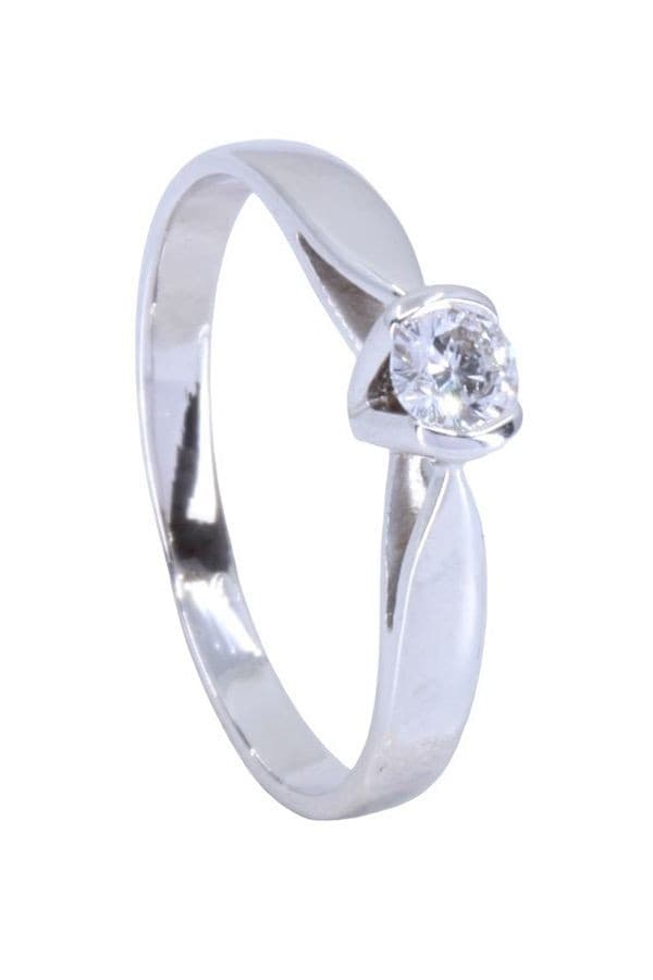 SOLITAIRE DIAMANT 0.15 CARAT — vue 4