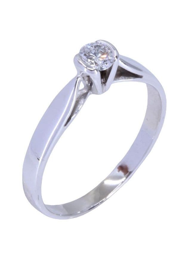 SOLITAIRE DIAMANT 0.15 CARAT — vue 5