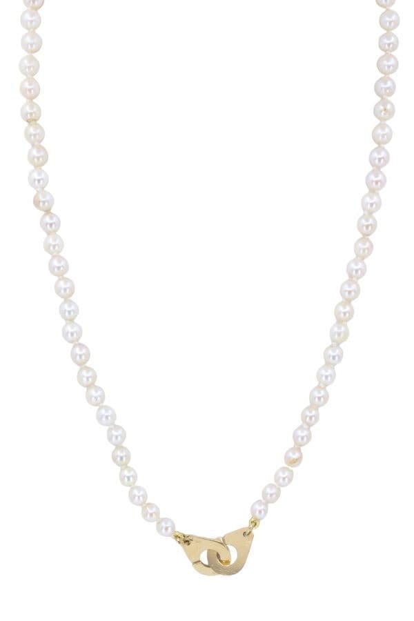COLLIER DE PERLES EN CHUTE — vue 4