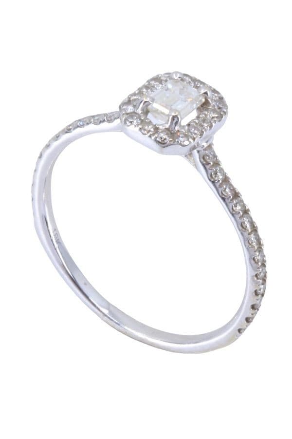 BAGUE MODERNE DIAMANTS — vue 6