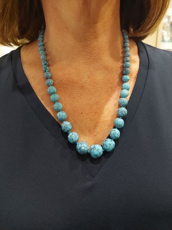 COLLIER PÂTE DE VERRE — vue 2