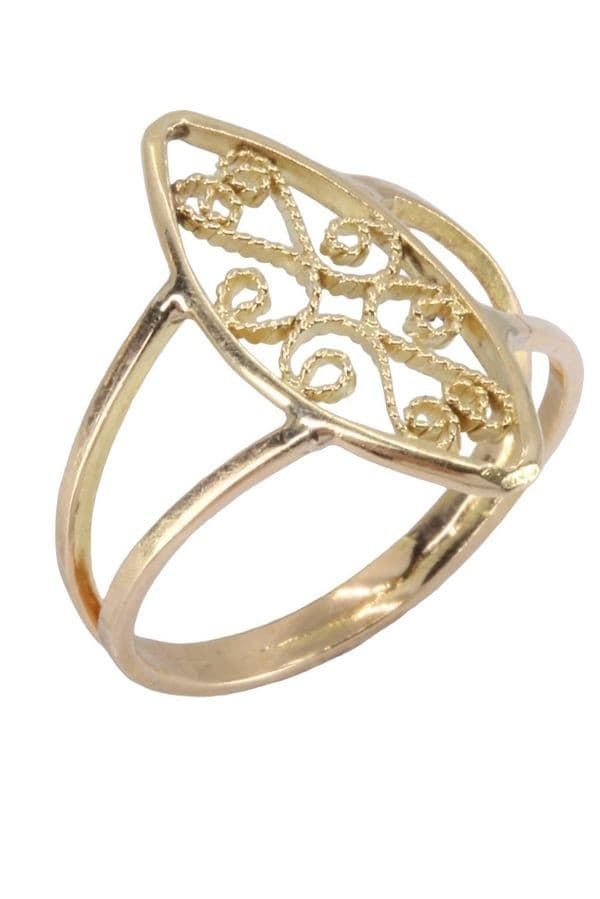 BAGUE MODERNE FILIGRANE — vue 4