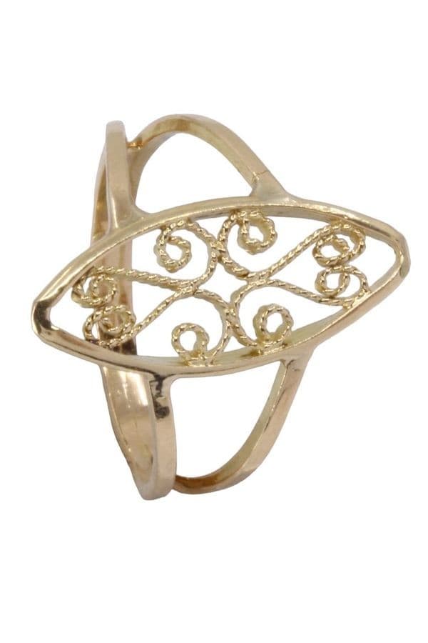 BAGUE MODERNE FILIGRANE — vue 5