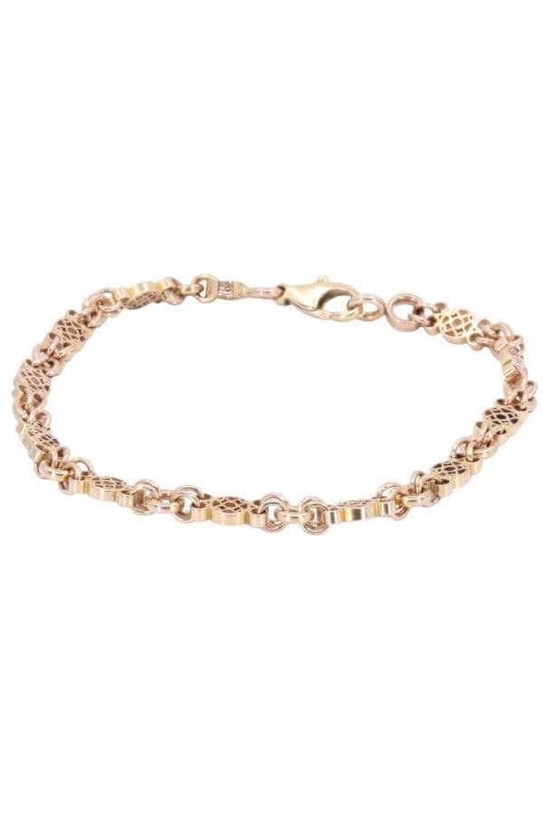 BRACELET ANCIEN CHAINE DE MONTRE — vue 1