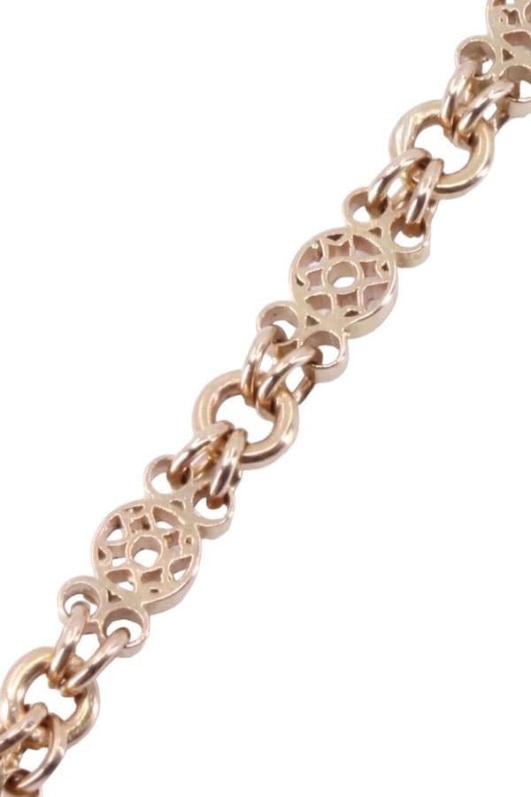 BRACELET ANCIEN CHAINE DE MONTRE — vue 3