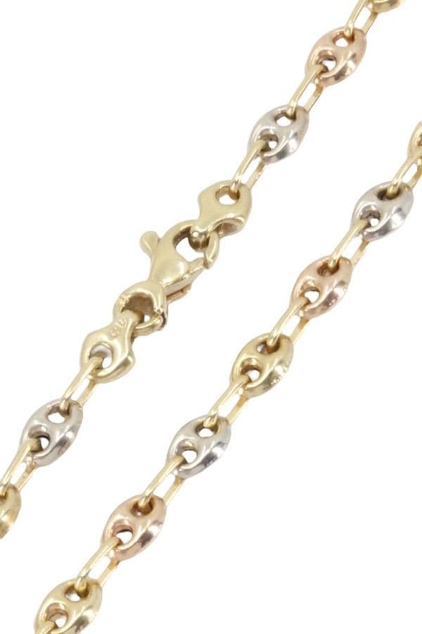 CHAINE MAILLE GRAIN DE CAFÉ 3 ORS — vue 3