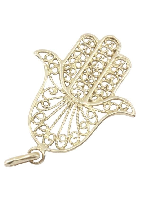 PENDENTIF MAIN DE FATMA FILIGRANE — vue 3