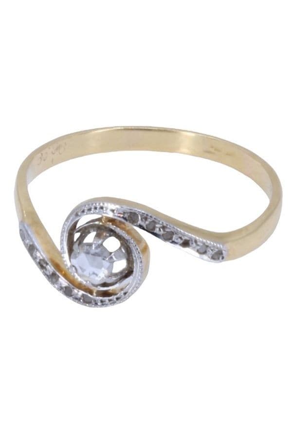 BAGUE TOURBILLON DIAMANTS — vue 3