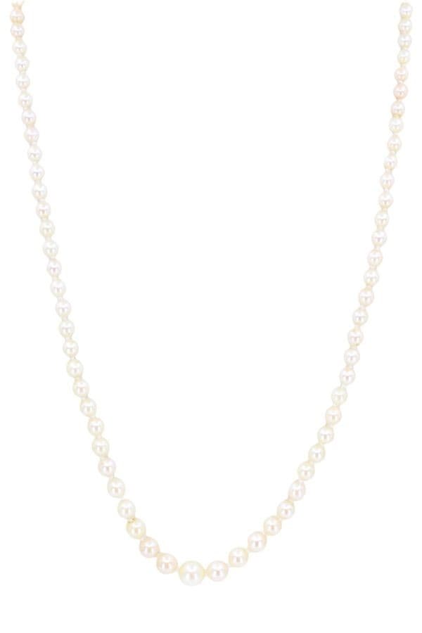 COLLIER DE PERLES EN CHUTE — vue 1