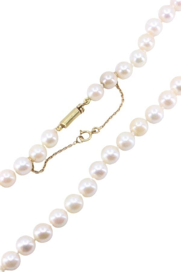 COLLIER DE PERLES CHOKER — vue 3