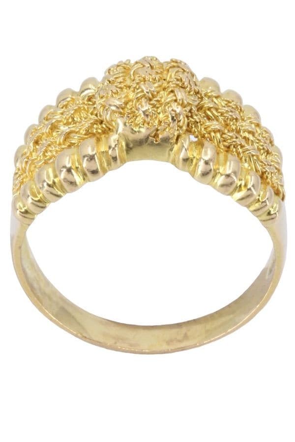 BAGUE ANCIENNE NŒUD — vue 1