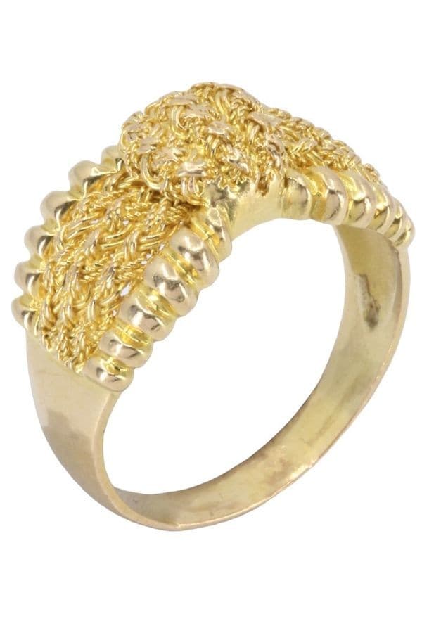 BAGUE ANCIENNE NŒUD — vue 4
