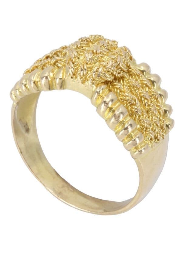 BAGUE ANCIENNE NŒUD — vue 5