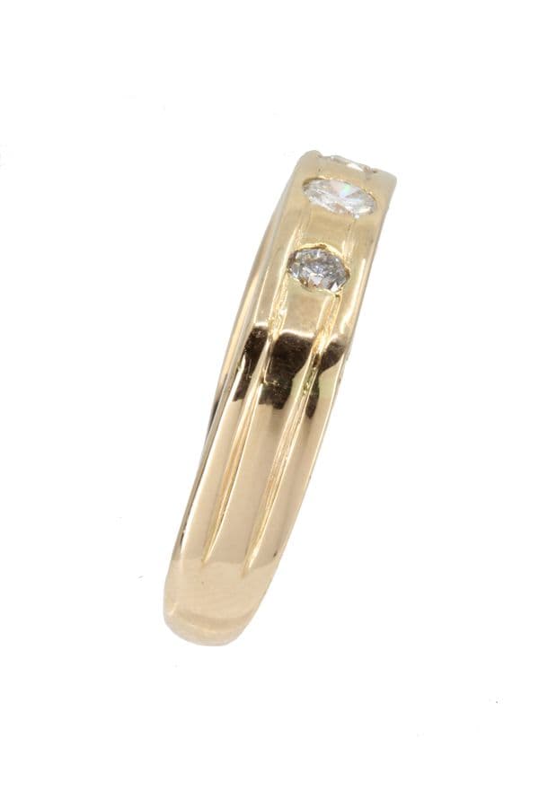 BAGUE DIAMANTS MODERNE — vue 2