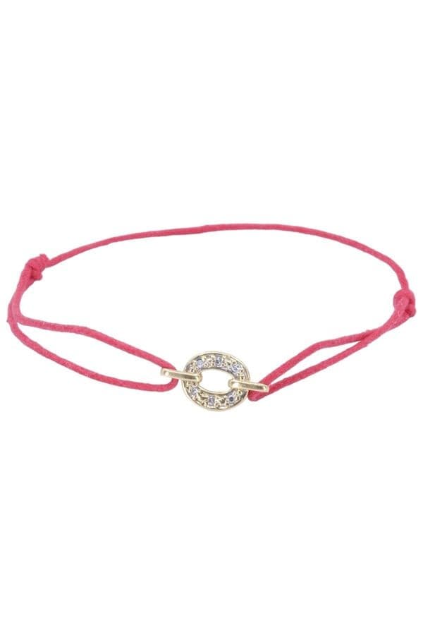 BRACELET CORDON DIAMANTS — vue 1