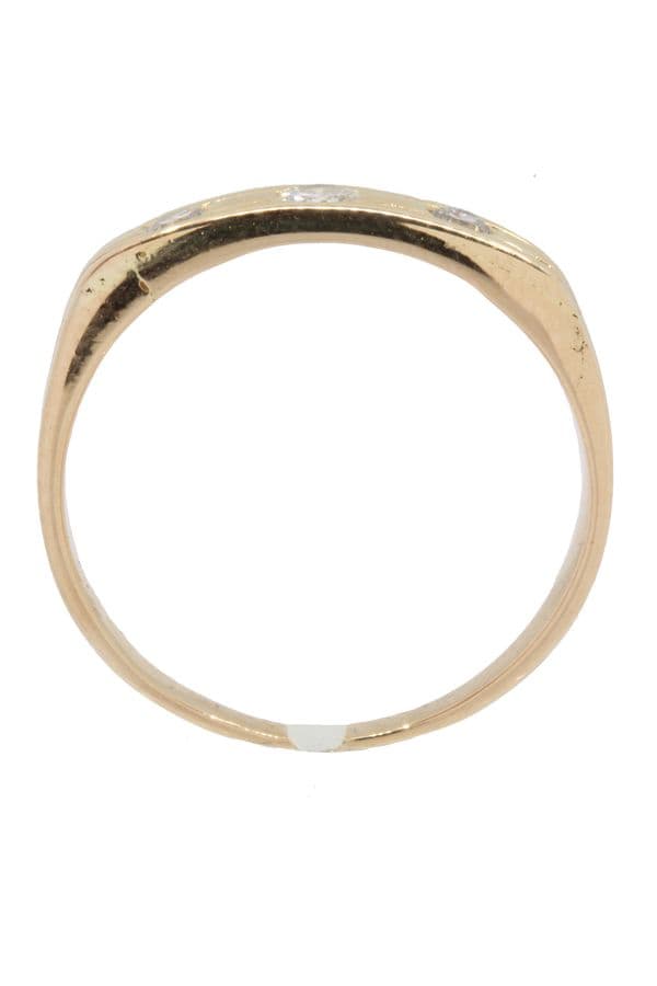 BAGUE DIAMANTS MODERNE — vue 4