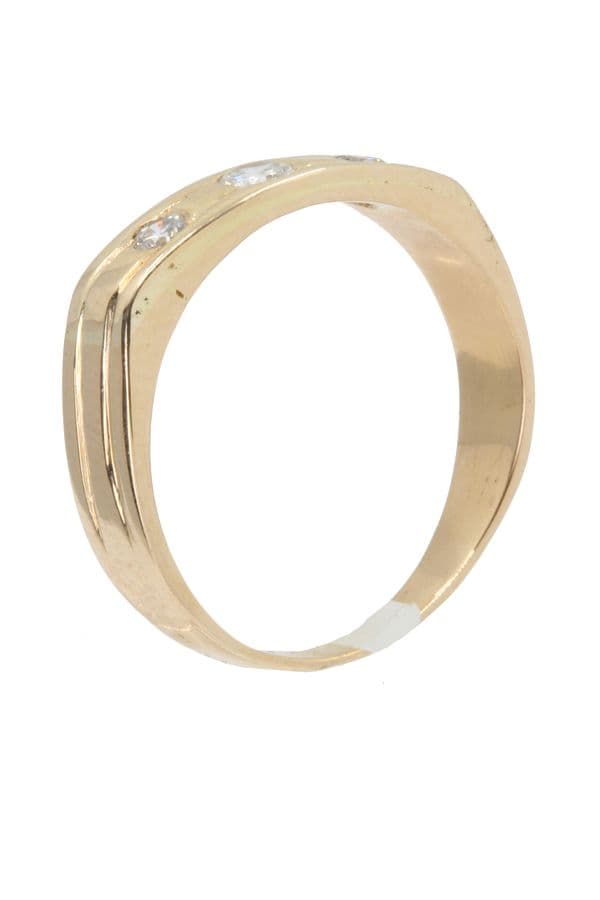 BAGUE DIAMANTS MODERNE — vue 5