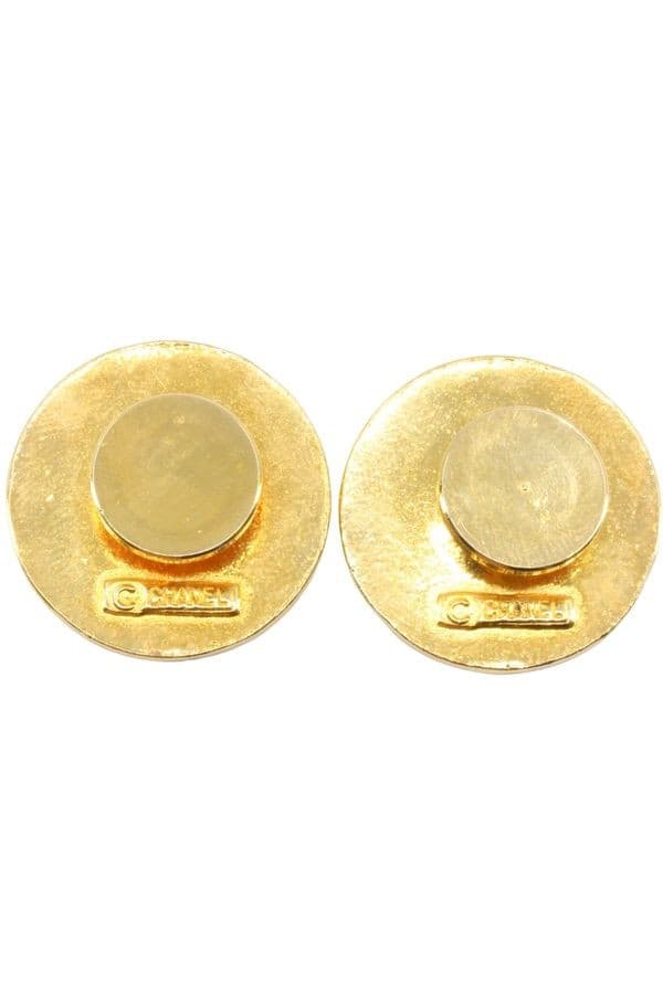 BOUTONS DE MANCHETTES SIGNÉS CHANEL — vue 2