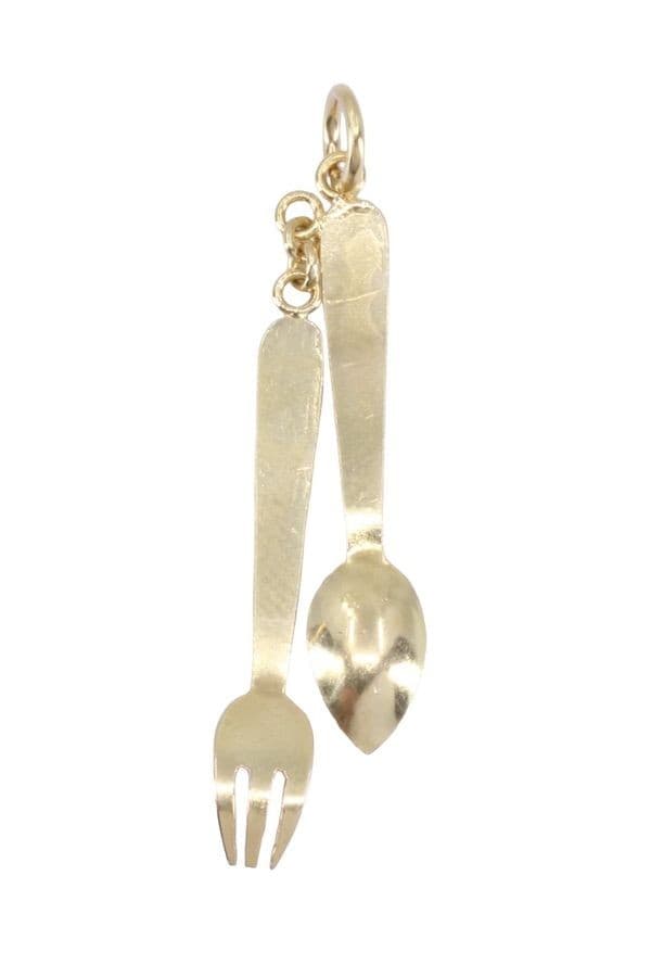 PENDENTIF CUILLÈRE ET FOURCHETTE — vue 3