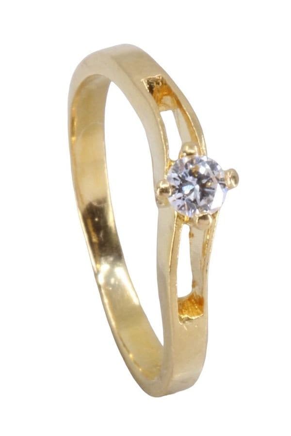 SOLITAIRE DIAMANT 0.10 CARAT — vue 3
