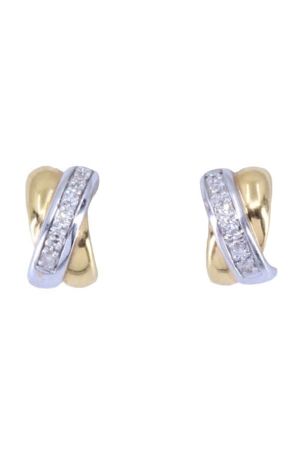 BOUCLES D'OREILLES DIAMANTS — vue 1