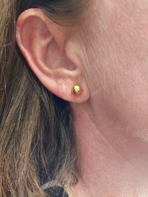 BOUCLES D'OREILLES BOULES — vue 2