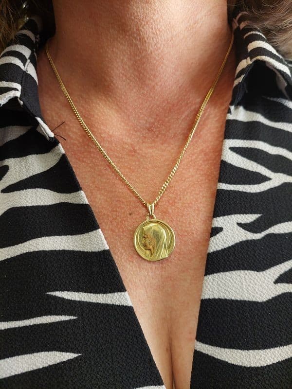 MÉDAILLE VIERGE SIGNÉE AUGIS — vue 2