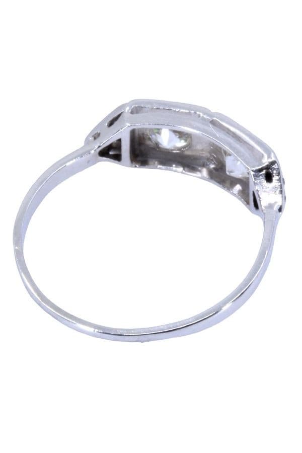 BAGUE JARRETIÈRE ART-DÉCO DIAMANTS — vue 6