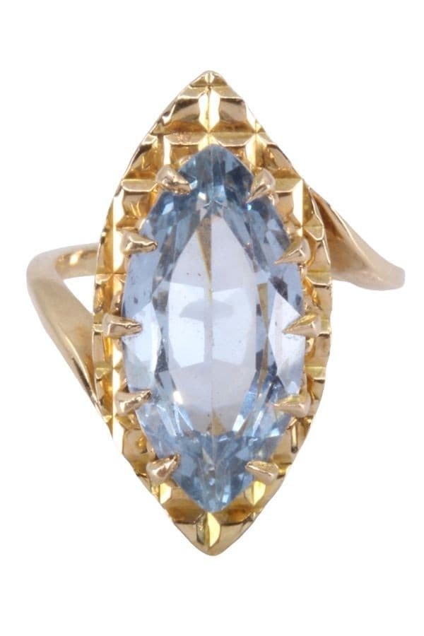 BAGUE MODERNE TOPAZE — vue 4
