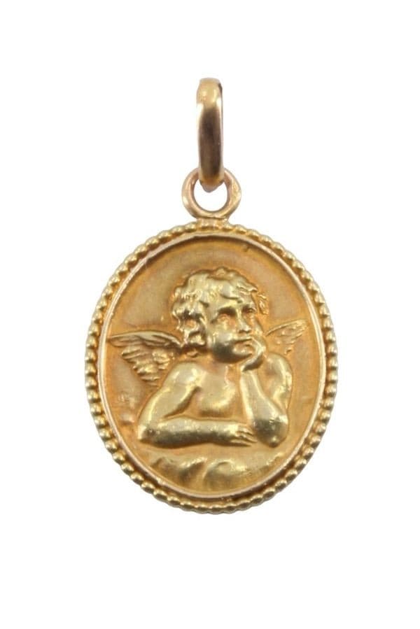 MÉDAILLE ANCIENNE ANGE RAPHAËL — vue 1