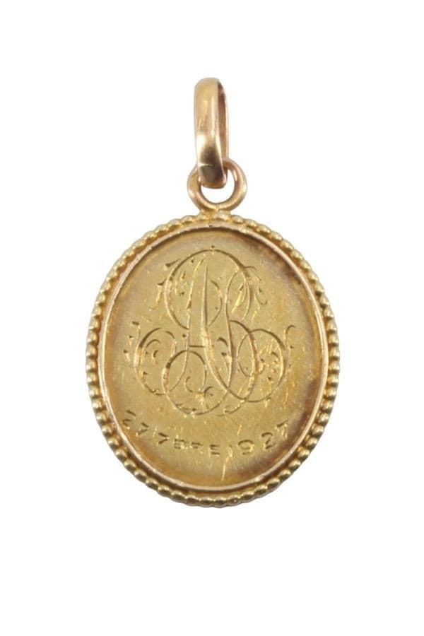 MÉDAILLE ANCIENNE ANGE RAPHAËL — vue 2