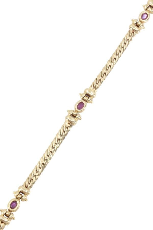 BRACELET MODERNE RUBIS — vue 3