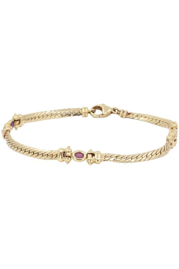 BRACELET MODERNE RUBIS — vue 1