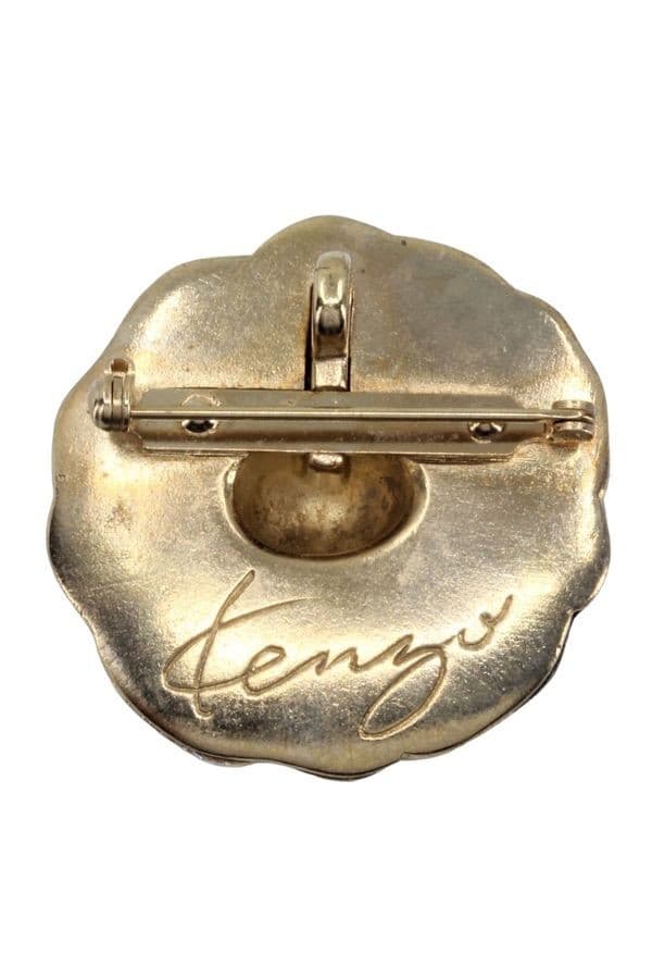 BROCHE PENDENTIF KENZO  FLEUR — vue 3