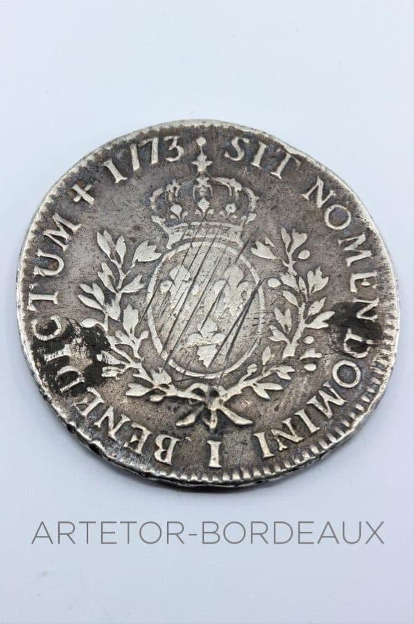 Écu à la vieille tête - Louis XV - Limoges — vue 2