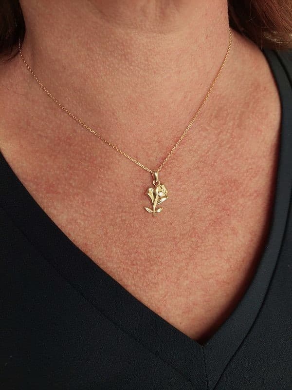 PENDENTIF LANCÔME FLEUR  DIAMANT — vue 2