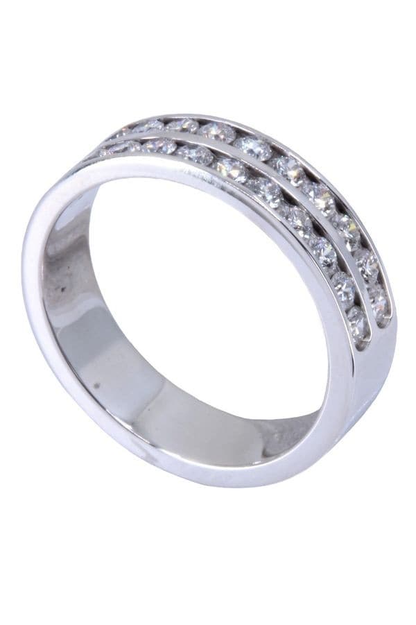 BAGUE MODERNE DIAMANTS — vue 6