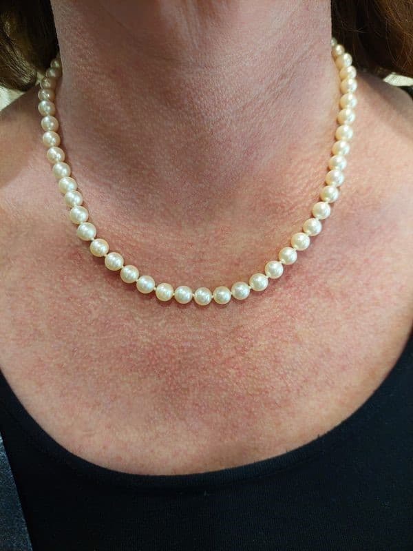 COLLIER DE PERLES CHOKER — vue 2