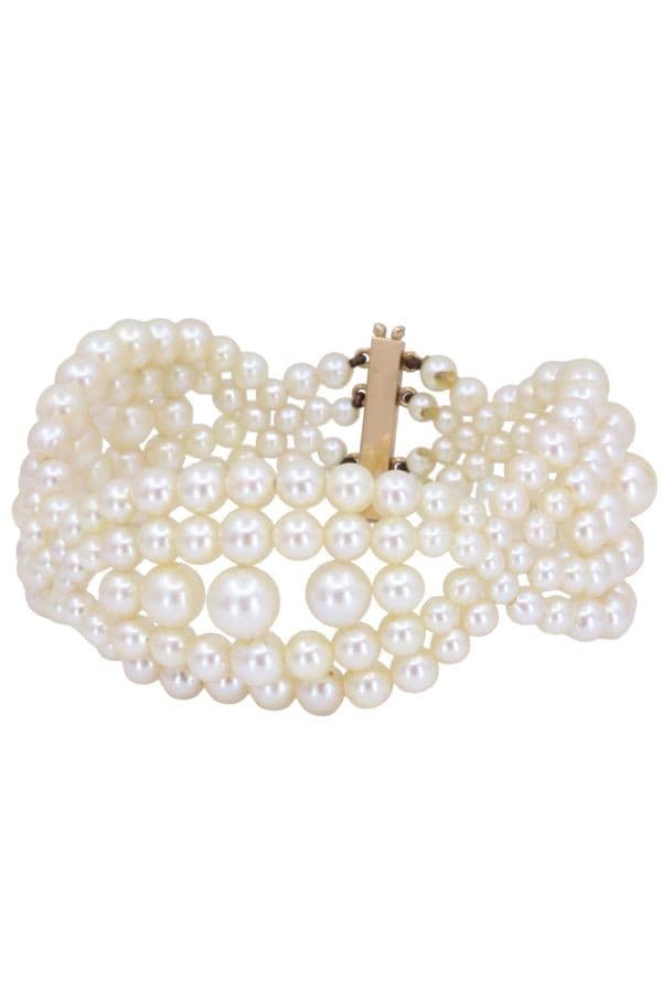 BRACELET DE PERLES DE CULTURE — vue 1