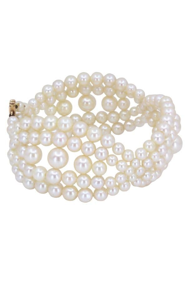 BRACELET DE PERLES DE CULTURE — vue 4